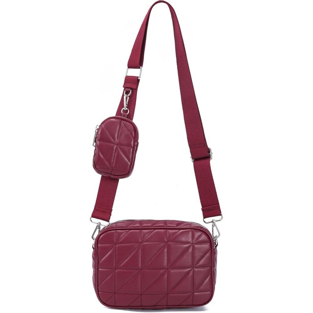 Vintage-Inspired Crossbody Bag for Women with Coin Purse - Lightweight Design